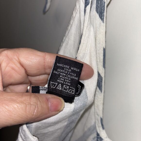 Ivy Street Women Jumpsuit Linen Rayon Romper L Wide Leg Beach Boho Sleeveless - Picture 7 of 8